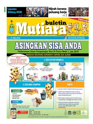 cover image of Buletin Mutiara 1-15 Jun 2016